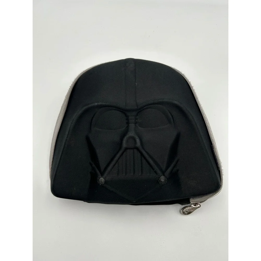 Star Wars Darth Vader 3D‎ Molded Thermos Lunch Box Black Insulated Bag 2000s
